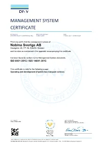MSC Certificate