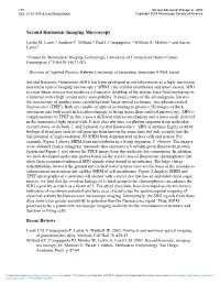 Second Harmonic Imaging Microscopy