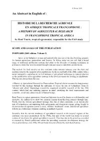 An Abstract in English of