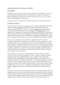 Some Random Notes on the Massacres 2000-2015 Peter Gardner