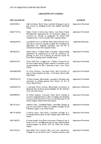 Delegated List PDF 23 KB