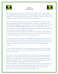 G-Mac Biography