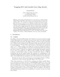 Trapping ECC : Invalid Curve Bug Attacks