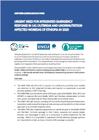Urgent Need for Integrated Emergency Response in 141 Outbreak and Undernutrition Affected Woredas of Ethiopia in 2020