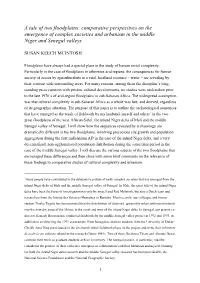 A Tale of Two Floodplains: Comparative Perspectives on the Emergence of Complex Societies and Urbanism in the Middle Niger and Senegal Valleys
