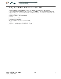 Byron Mcafee Collection of Papers Relating to the Nahuatl Language, Date (Inclusive): Ca