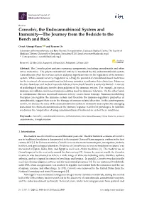Cannabis, the Endocannabinoid System and Immunity—The Journey from the Bedside to the Bench and Back
