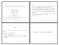 Design of Semantics by Abstract Interpretation