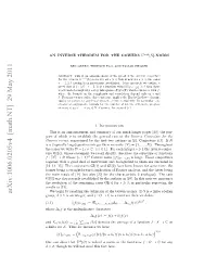 Arxiv:1006.0205V4 [Math.NT]