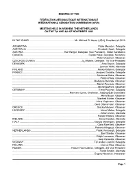 CIVA Plenary Minutes