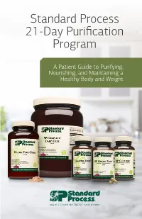 Standard Process 21-Day Purification Program