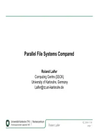 Experiences with HP SFS / Lustre in HPC Production