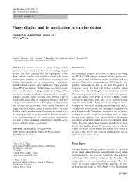 Phage Display and Its Application in Vaccine Design