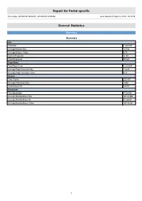 Report for Portal Specific