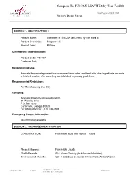 Safety Data Sheet