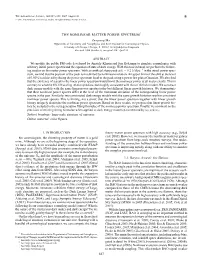 THE NONLINEAR MATTER POWER SPECTRUM1 Online Material