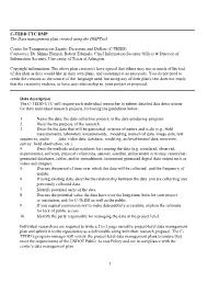 1 C-TEDD UTC DMP the Data Management Plan