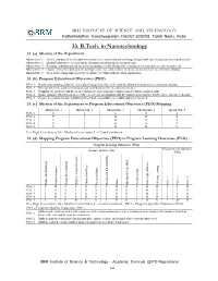 33. B.Tech. in Nanotechnology