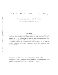 Arxiv:1512.03881V1 [Math.PR] 12 Dec 2015 Atnae(Ihrsett H Neligﬁtain Disa Integ an Admits ﬁltration) W.R.T