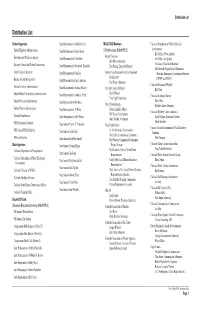 Distribution List
