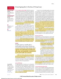 Ensuring Quality in the Era of Virtual Care VIEWPOINT