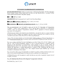 INVITATION for BIDS/REQUEST for PROPOSAL SEALED BIDS/PROPOSALS Will Be Received by Pace's Purchasing Department, 550 West Algo