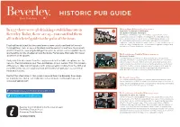 Beverley Pub Guide