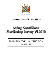 Enumerators' Instruction Manual