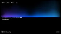 Maas360 and Ios