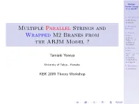 Multiple @Let@Token Parallel Strings and @Let@Token Wrapped M2