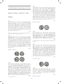 Twelfth Session, Commencing at 11.30 Am ROMAN SILVER