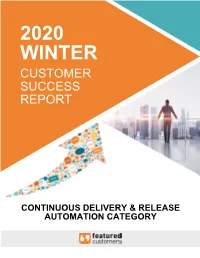 Winter 2020 Continuous Delivery & Release Automation