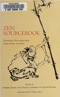 Zen Sourcebook