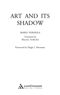 Art and Its Shadow