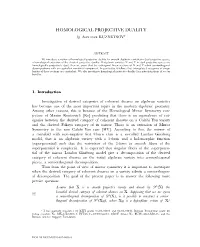 HOMOLOGICAL PROJECTIVE DUALITY � by ALEXANDER KUZNETSOV