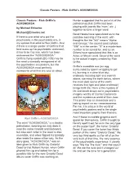 Rick Griffin's AOXOMOXOA