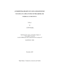 An Existential Reading of Camus and Dostoevsky