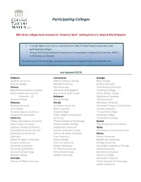 Participating Colleges