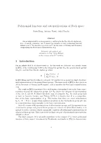 Polynomial Functors and Categorifications of Fock Space
