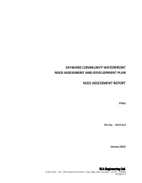 Sayward Community Waterfront Need Assessment and Development Plan