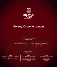 Spring Commencement
