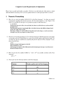 1 Numeric Formatting