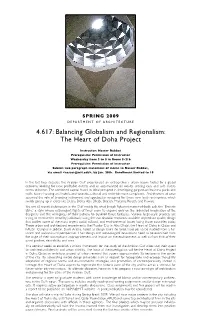 4.617: Balancing Globalism and Regionalism: the Heart of Doha Project