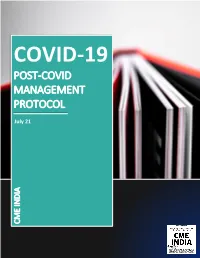 Post-Covid Management Protocol