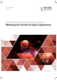 Space Robotics & Autonomous Systems