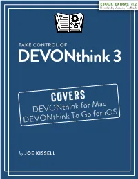 Take Control of Devonthink 3 (1.2)