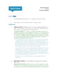 Talk It Over (Week 3) Trust the Process