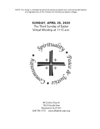 Liturgy Template