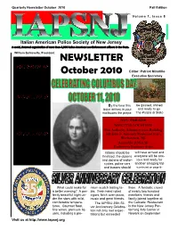 October 2010 Fall Edition