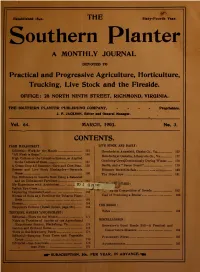 Southern Planter: Devoted to Practical and Progressive Agriculture